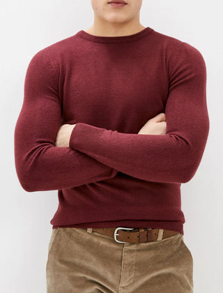 Badger Soft Crew Neck Burgundy