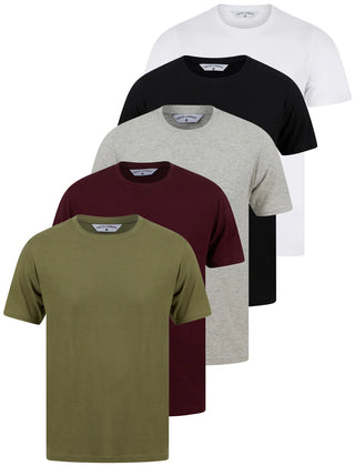 Spectre 5 Pack Tee (Black, Light Grey, Wine, Green and White)