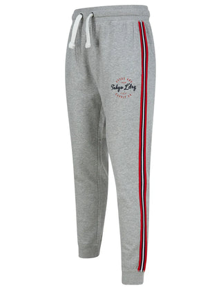 Taper Cuffed Tracksuit Pants Grey Marl