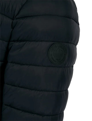 Vizzini Quilted Jacket Black Burgundy