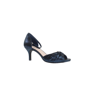 Coco Peep Toe Shoe | Navy