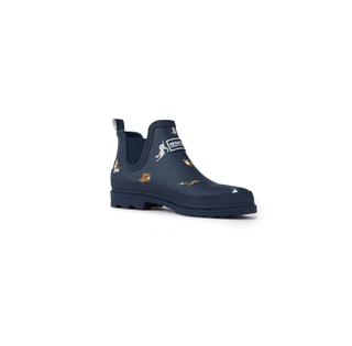 Women's Harper Low Wellies | Navy Dogs