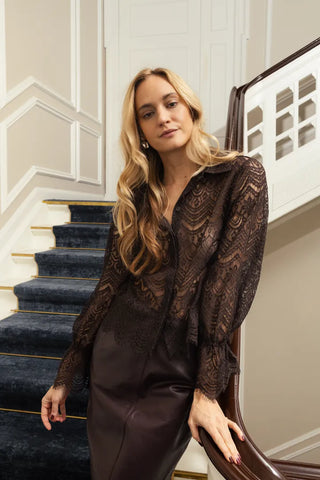 Caty Blouse | Chocolate Torte