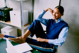 Rizette Tracksuit Trousers | Medieval Blue