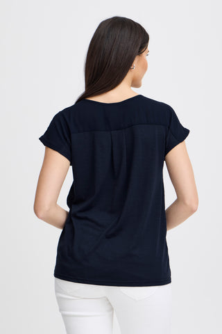 Frzawov Blouse | Black Iris