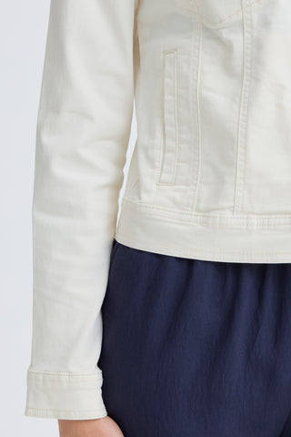 Twill Jacket | White Whisper