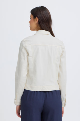 Twill Jacket | White Whisper