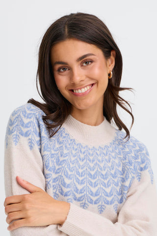 Isabella Pullover | Oatmeal Melange