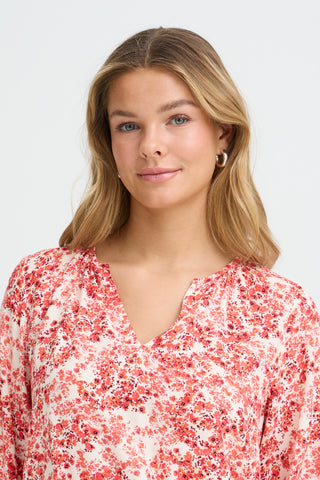 Merle Blouse | Floral Hibiscus