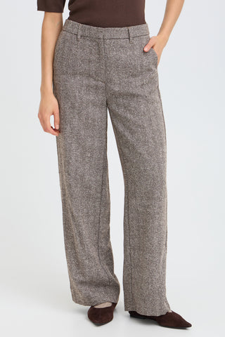 Vea Pants | Hot Fudge Herringbone