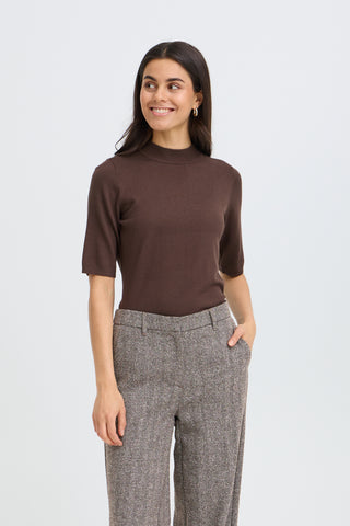 Vea Pants | Hot Fudge Herringbone