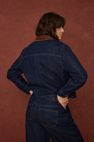 Leslie Jacket | Dark Blue Denim