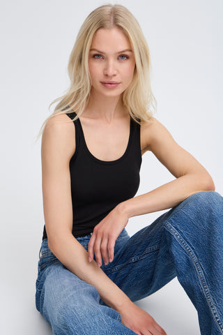 Pamila Tank Top | Black