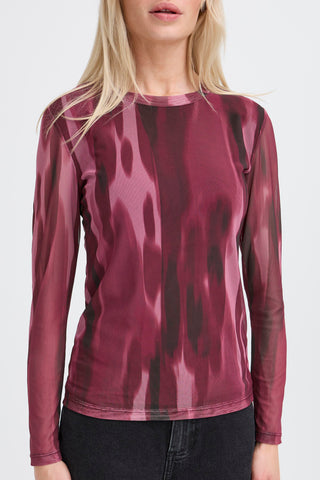 Paloma Mesh Long Sleeve Tee | Port Royal