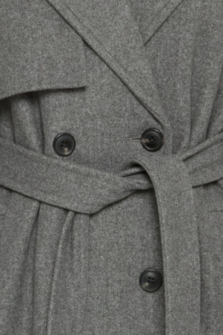 Cilia Coat | Mid Grey Melange