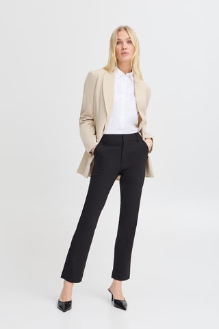 Dixi Straight Pants | Black