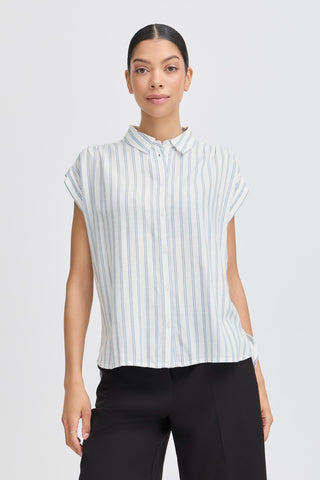 Frigg Shirt | Optical White Mix