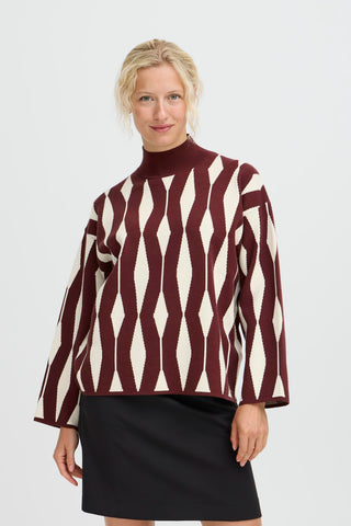 Otari Jacquard Jumper | Port Royale