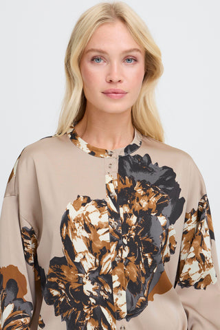Jannike Bow Shirt| String Mega Flower