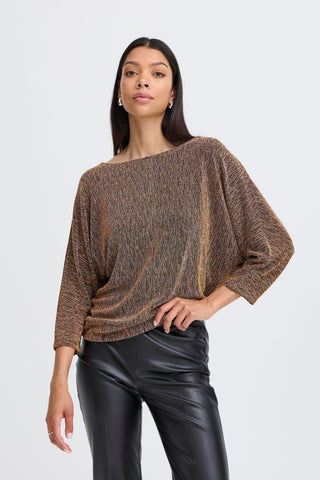 Shiloh Bat Blouse | Gold