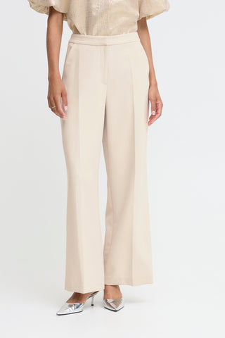 Denoa Trousers  | Oatmeal