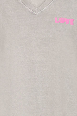 Solka Tee | Grey Flannel