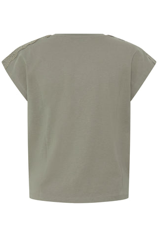 Prismi Lace Tee | Vetiver