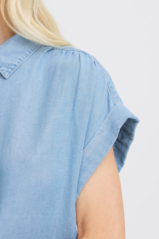Kosmo Shirt | Light Blue Denim