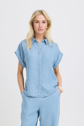 Kosmo Shirt | Light Blue Denim