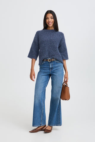 Nyla Jumper | Blue Horizon Melange