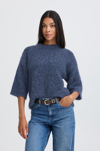Nyla Jumper | Blue Horizon Melange