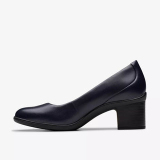 Shaya Poppy | Navy Leather