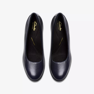 Shaya Poppy | Navy Leather