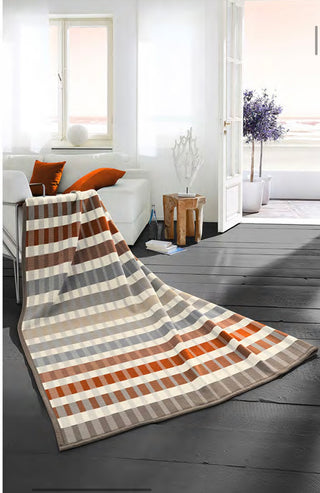 Cotton Home Throw Hanley Stripe Mutli