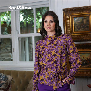 Rant and Rave Reva Blouse Purple