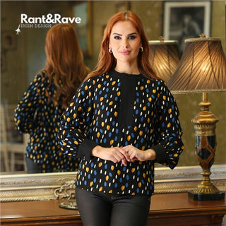 Rant and Rave Thalia Top Black