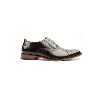 Oxford Brogue Tie Shoe | Ox Blood
