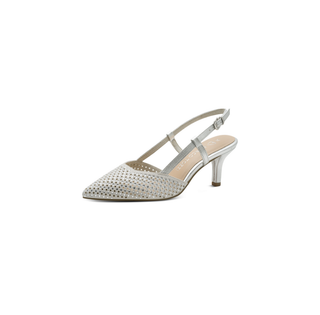 Masia Slingback Heel | Silver