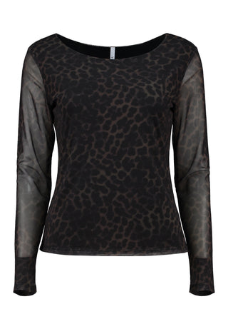 Julie Top | Dark Leopard