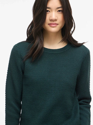 Vidalo Round Neck Long Sleeve Knit Top | Ponderosa Pine