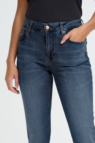 Emmeline High Waist Skinny Leg Jean | Medium Blue Denim