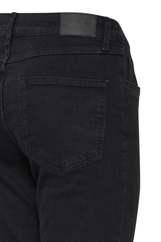 Ria High Waist Kick Flared Leg Jean | Black