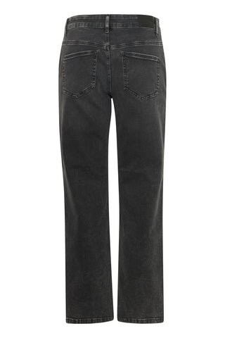 Acacia High Waist Straight Leg Jean | Black Denim