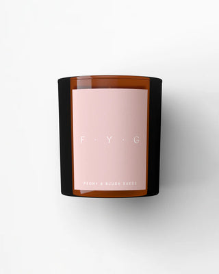 Peony & Blush Suede Candle