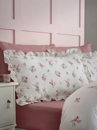 Ditsy Floral Brushed Cotton Duvet | Pink
