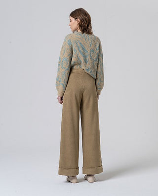 Wide Leg Pants | Sand