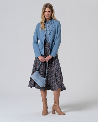 Flared Skirt | Blue