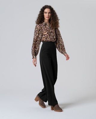 Waistband Trousers | Black