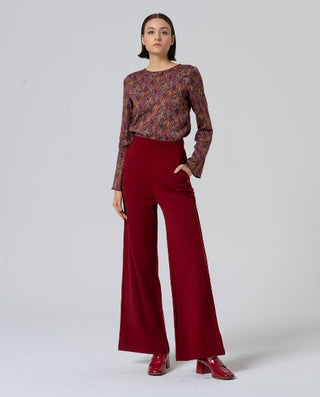 Waistband Trousers | English Red