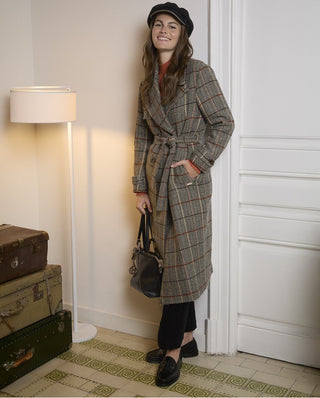 Herringbone Coat | Camel